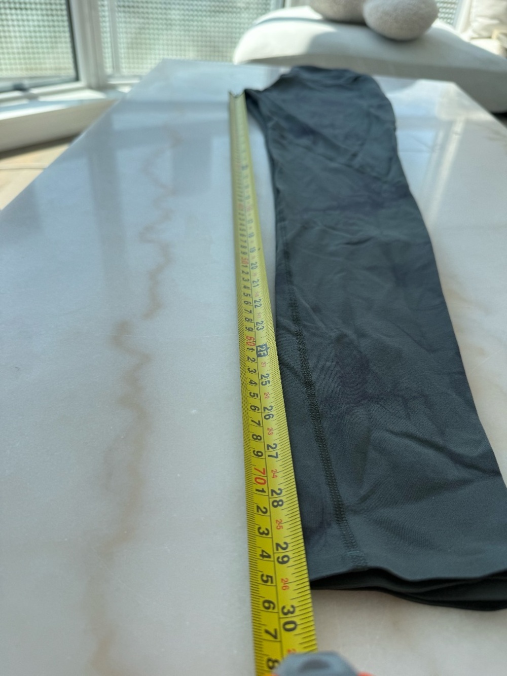Alphalete Surface Pocket Leggings in tie dye green 29.5 in inseam - Picture 13 of 14
